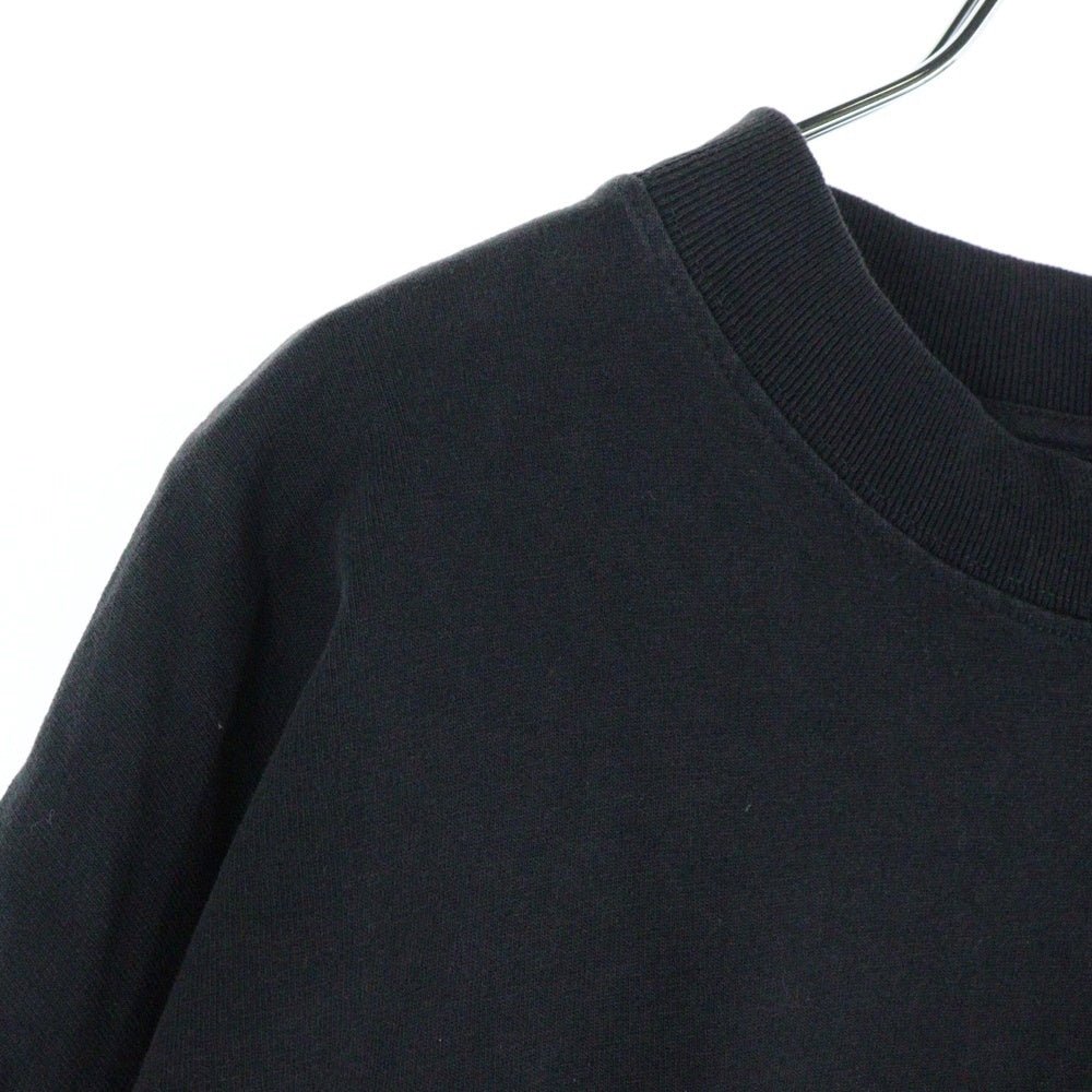 BALENCIAGA(バレンシアガ) 21SS ×Yeezy DMX A Tribute Long Sleeve Tee ×イージーDMX ヴィンテージ加工 トリビュートクルーネックロングスリーブ長袖カットソー ロンT ブラック