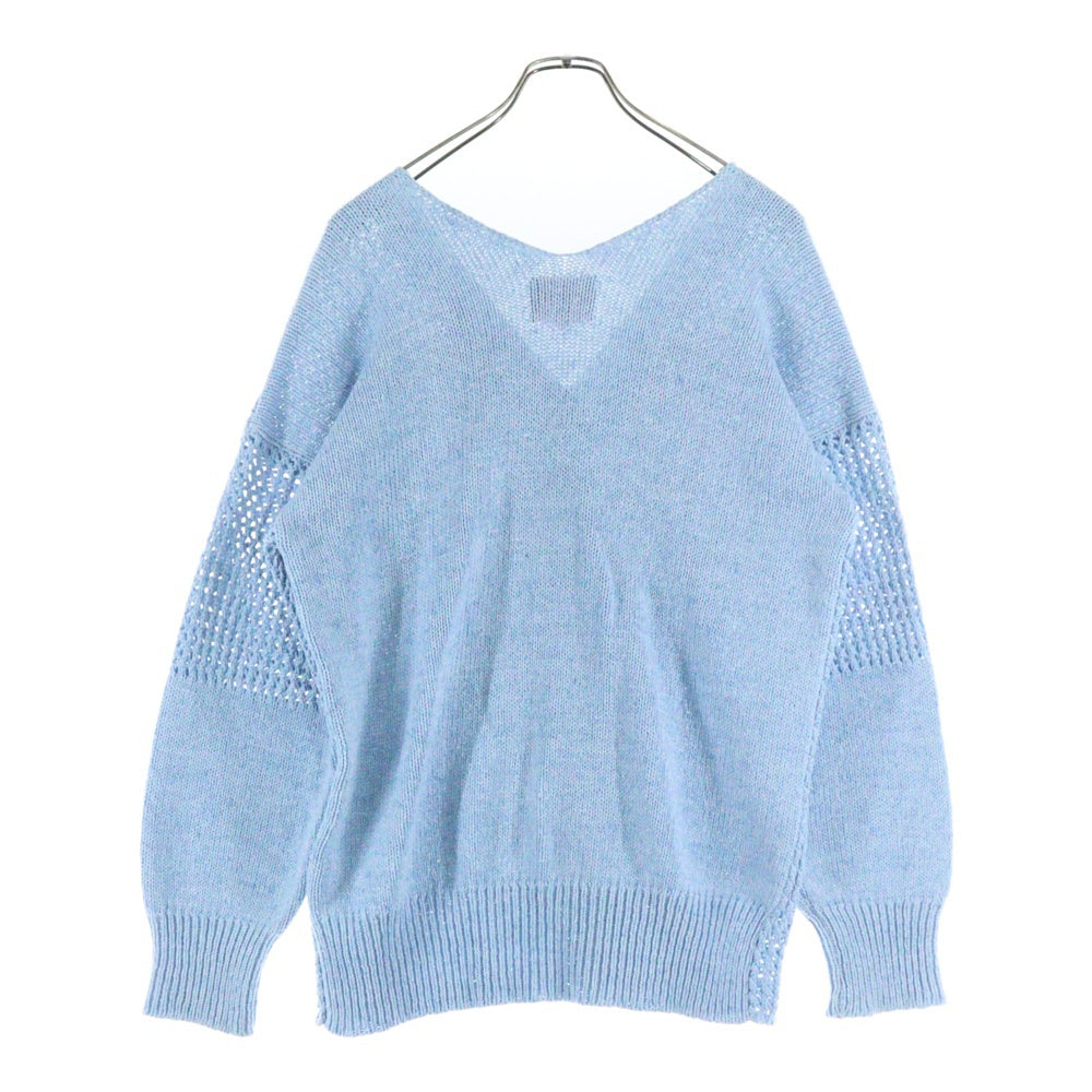 Vivienne Westwood(ヴィヴィアンウエストウッド) Heart Mesh Cardigan ハートメッシュカーディガン ブルー/レッド