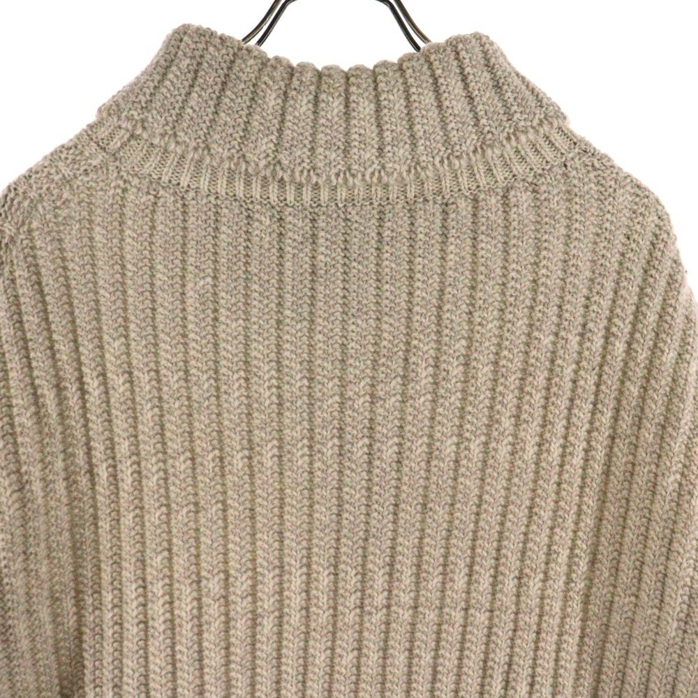 VISVIM(ヴィスヴィム) 21AW AMPLUS TURTLENECK KNIT アンプラス タートルネック ウールリネン ニット セーター ベージュ 0121205012004