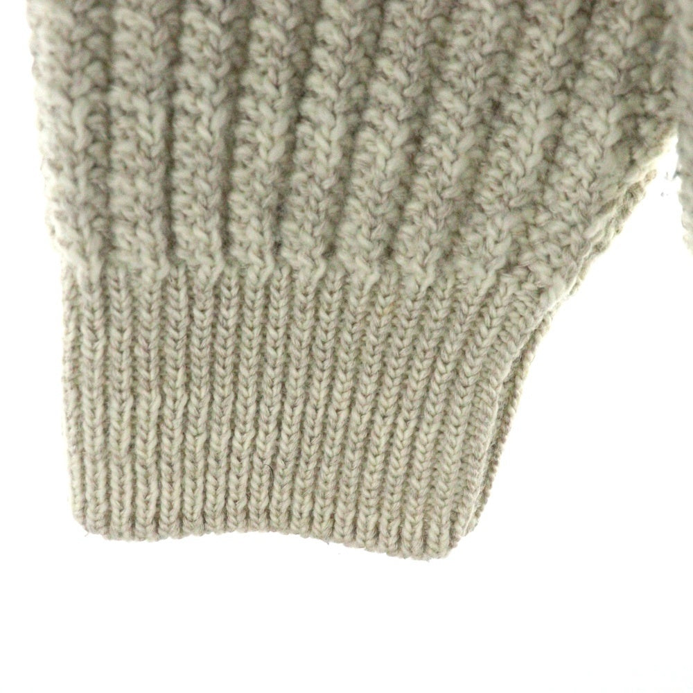 VISVIM(ヴィスヴィム) 21AW AMPLUS TURTLENECK KNIT アンプラス タートルネック ウールリネン ニット セーター ベージュ 0121205012004