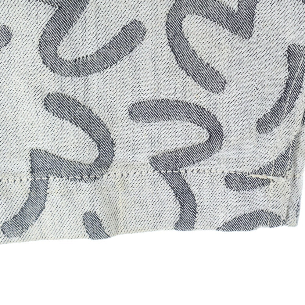 EVISU(エビス) LOT.7550 カモメジャガード ハーフデニムパンツ ショーツ ジーンズ グレー