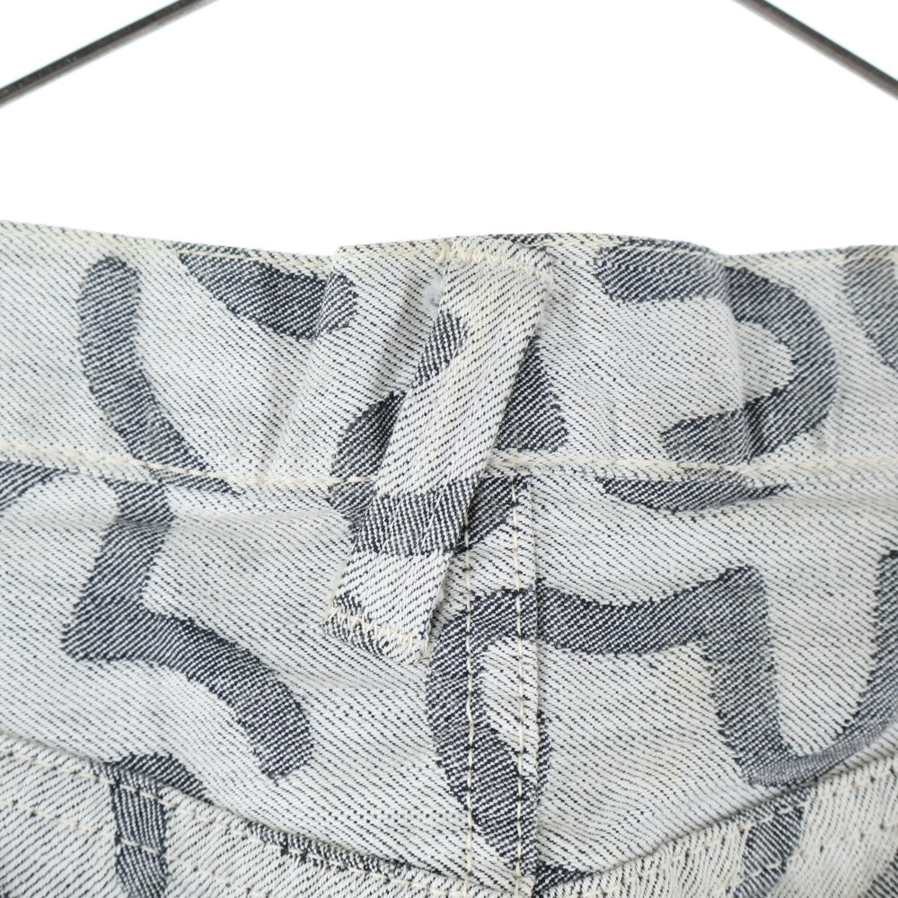 EVISU(エビス) LOT.7550 カモメジャガード ハーフデニムパンツ ショーツ ジーンズ グレー
