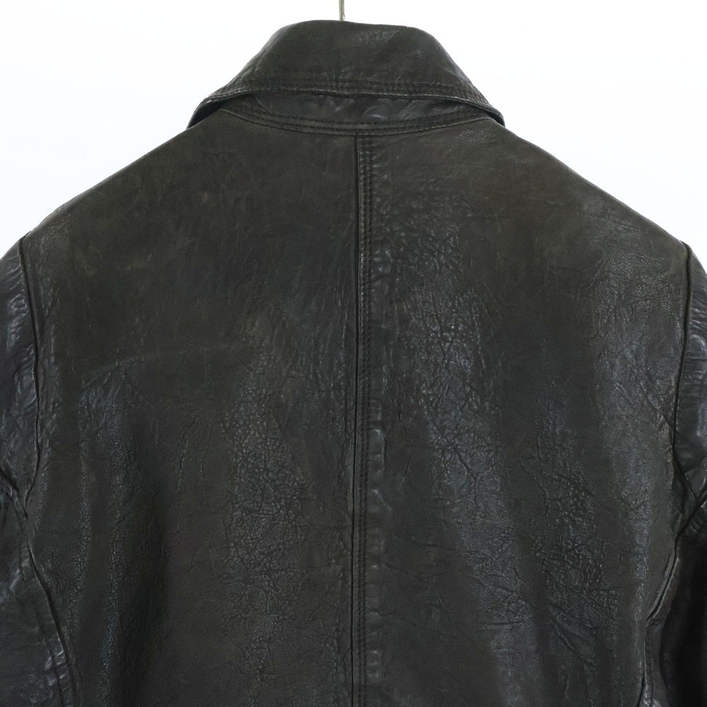 DIESEL(ディーゼル) M-65 ラムレザージャケット ブラウン