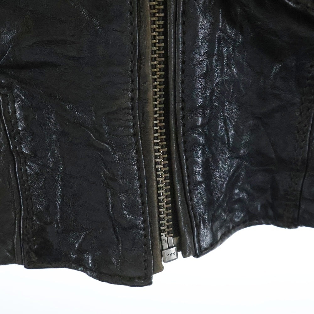 DIESEL(ディーゼル) M-65 ラムレザージャケット ブラウン