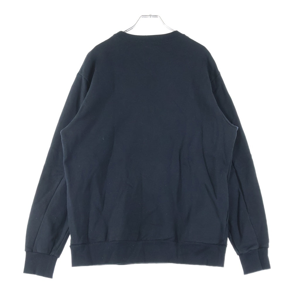 UNDERCOVER(アンダーカバー) 24AW SWEAT Wired U 有刺鉄線Uロゴ クルーネック長袖スウェットトレーナー ブラック UP2D4804-2