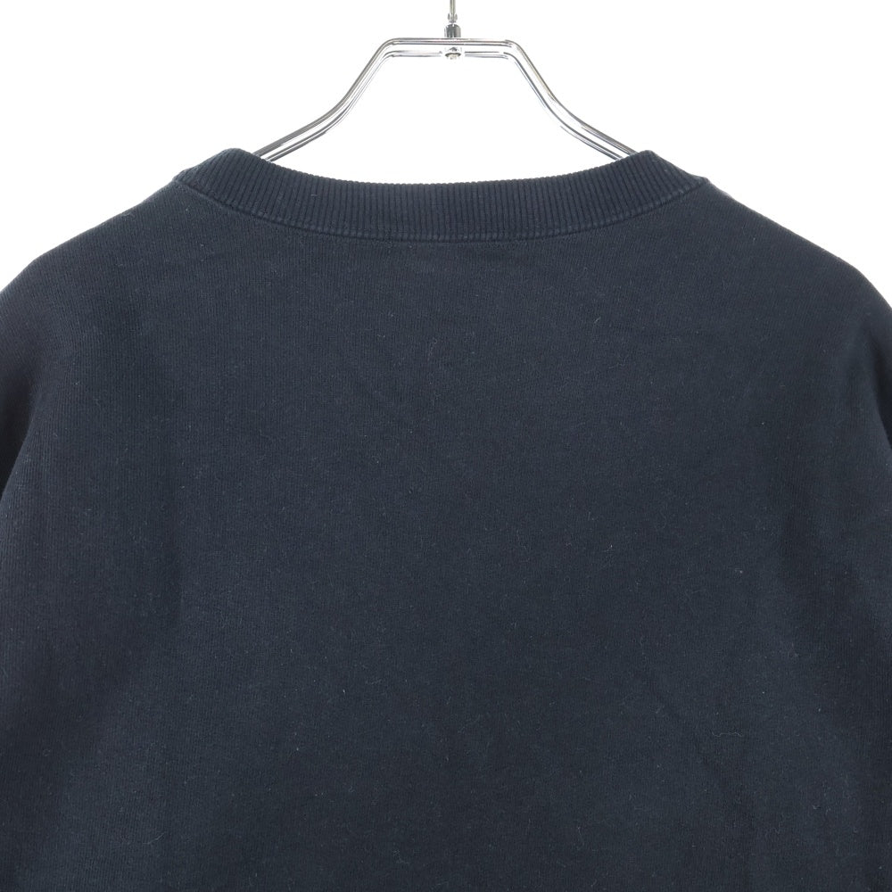 UNDERCOVER(アンダーカバー) 24AW SWEAT Wired U 有刺鉄線Uロゴ クルーネック長袖スウェットトレーナー ブラック UP2D4804-2