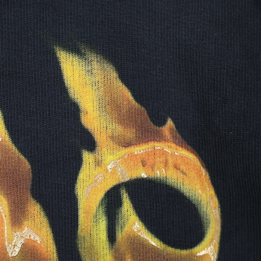Palm Angels(パームエンジェルス) 24SS BURNING MONOGRAM SWEATSHIRT バーニングモノグラムスウェットトレーナー ブラック PMBA074R24FLE004