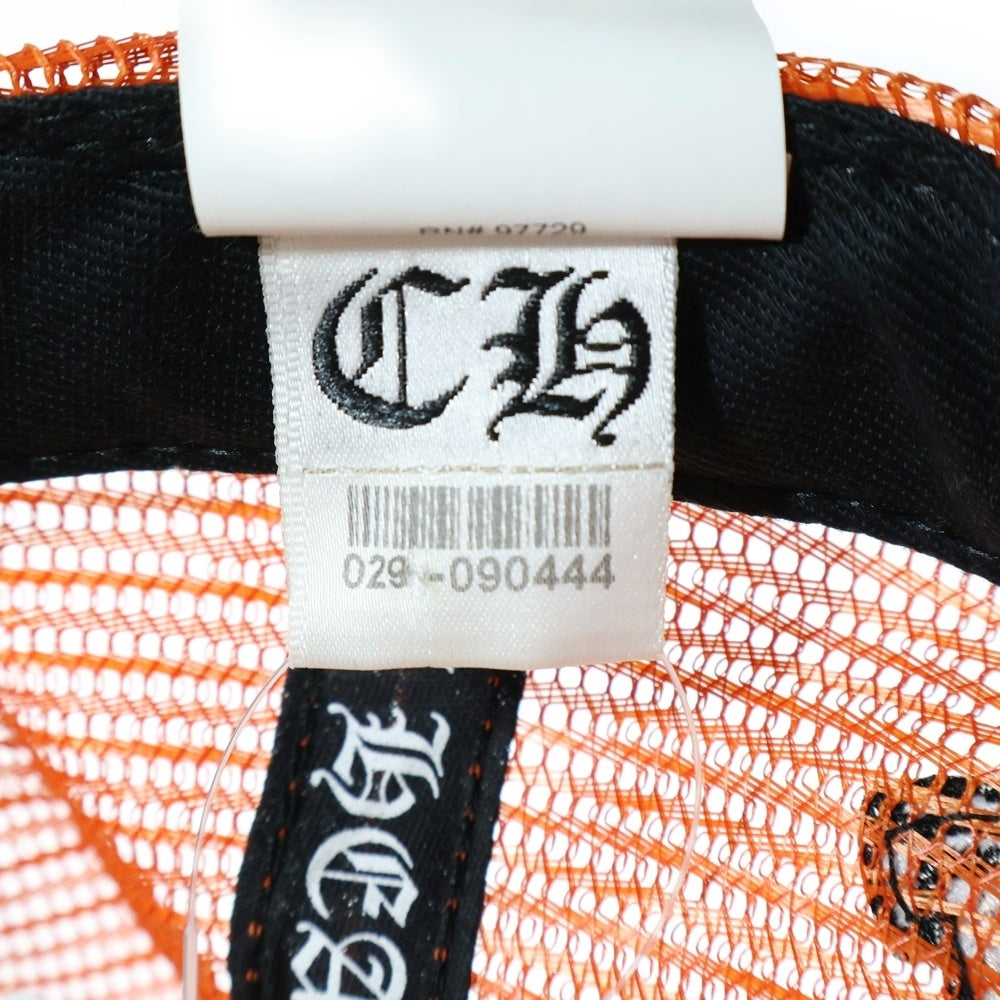 CHROME HEARTS(クロムハーツ) ×MATTY BOY STAY FAST マッティボーイ トラッカーキャップ ホワイト/オレンジ