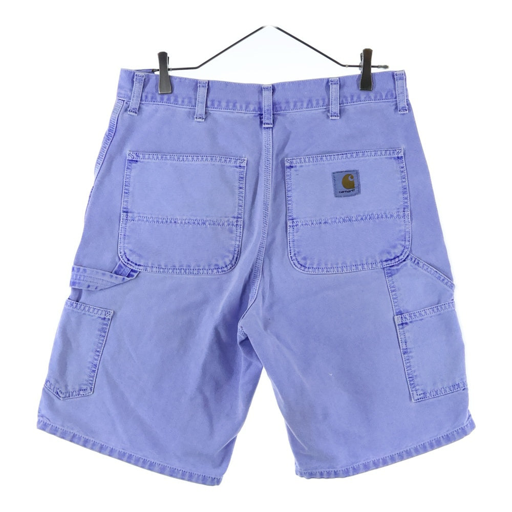 CARHARTT(カーハート) NASH SINGLE KNEE LONG SHORT デニム ハーフパンツ パープル I027942