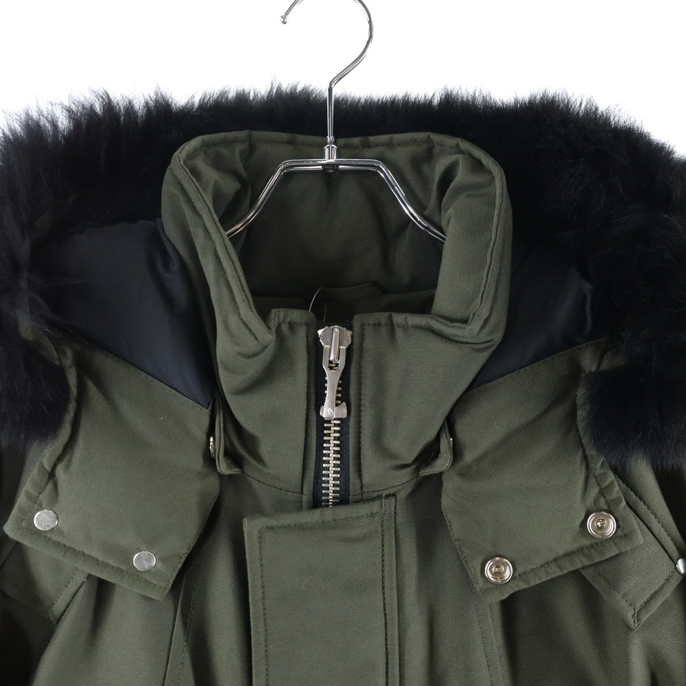 MOOSE KNUCKLES(ムースナックルズ) STIRLING PARKA フーデットジップアップダウンジャケット カーキ 20AU-MK4661MP