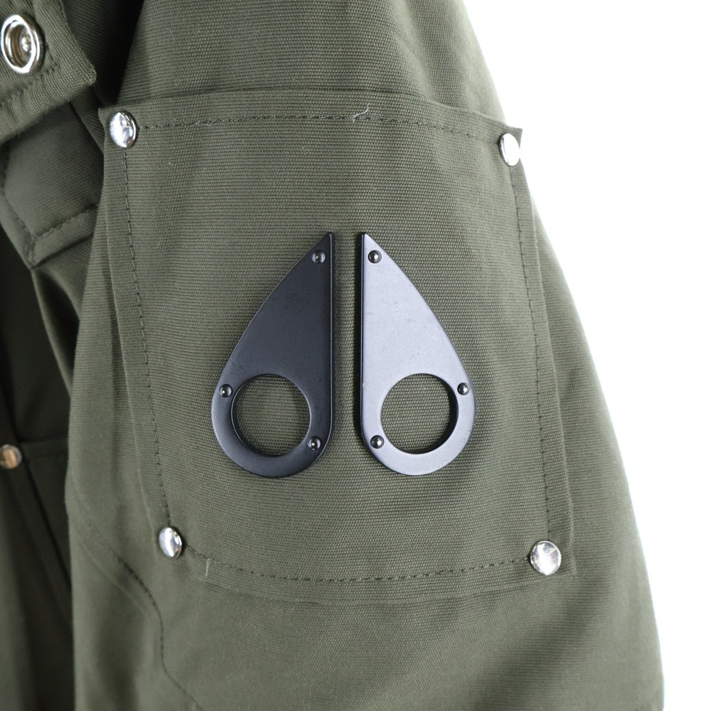 MOOSE KNUCKLES(ムースナックルズ) STIRLING PARKA フーデットジップアップダウンジャケット カーキ 20AU-MK4661MP