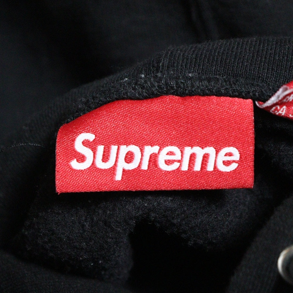 SUPREME(シュプリーム) 24AW Small Box Hooded Sweatshirt スモールボックスロゴ プルオーバースウェットパーカー フーディー ブラック
