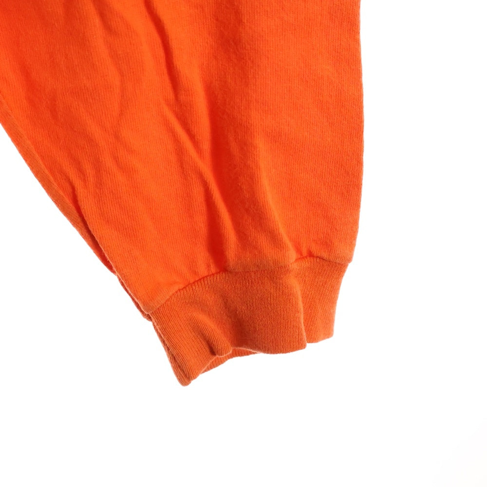 PATAGONIA(パタゴニア) ORGANIC COTTON Pocket L/S TEE USA製 オーガニックコットン ポケット クルーネック長袖Tシャツカットソー ロングスリーブ ロンT オレンジ