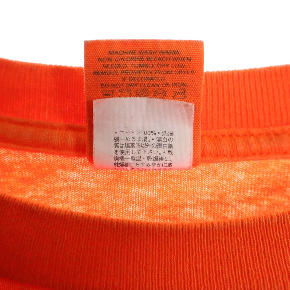 PATAGONIA(パタゴニア) ORGANIC COTTON Pocket L/S TEE USA製 オーガニックコットン ポケット クルーネック長袖Tシャツカットソー ロングスリーブ ロンT オレンジ