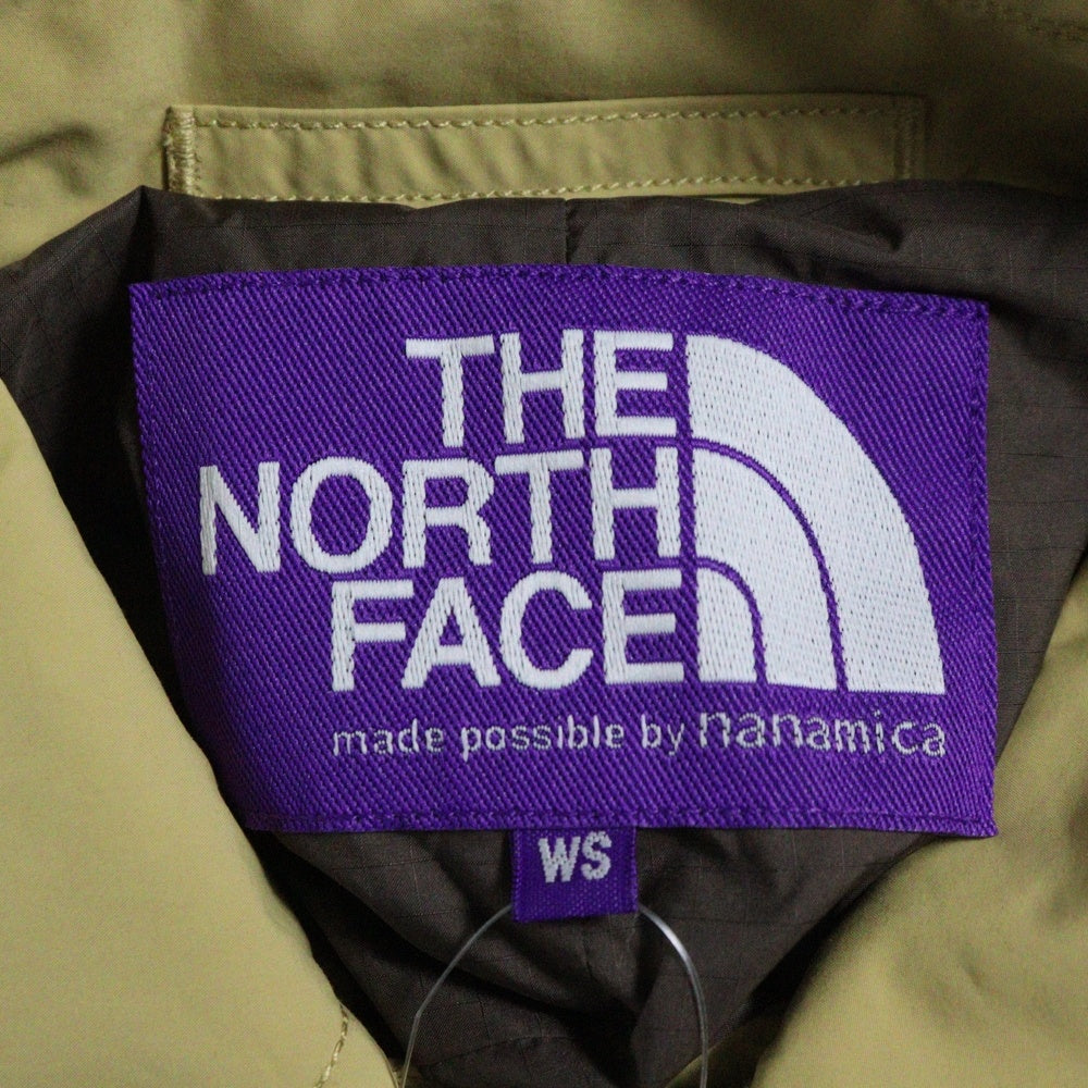 THE NORTH FACE(ザノースフェイス) PURPLE LABEL Long Coat NPW2414N パープルレーベル ステンカラーコート ロングコート ベージュ