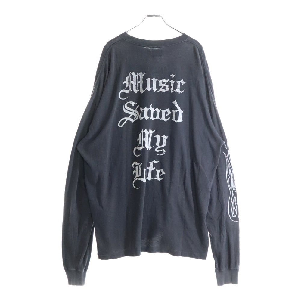 KAMIYA(カミヤ) ×MSML 24AW LONG SLEEVE T-SHIRT ヴィンテージ加工ロングスリーブカットソー 長袖Tシャツ ロンT MS1-02D5-CL06