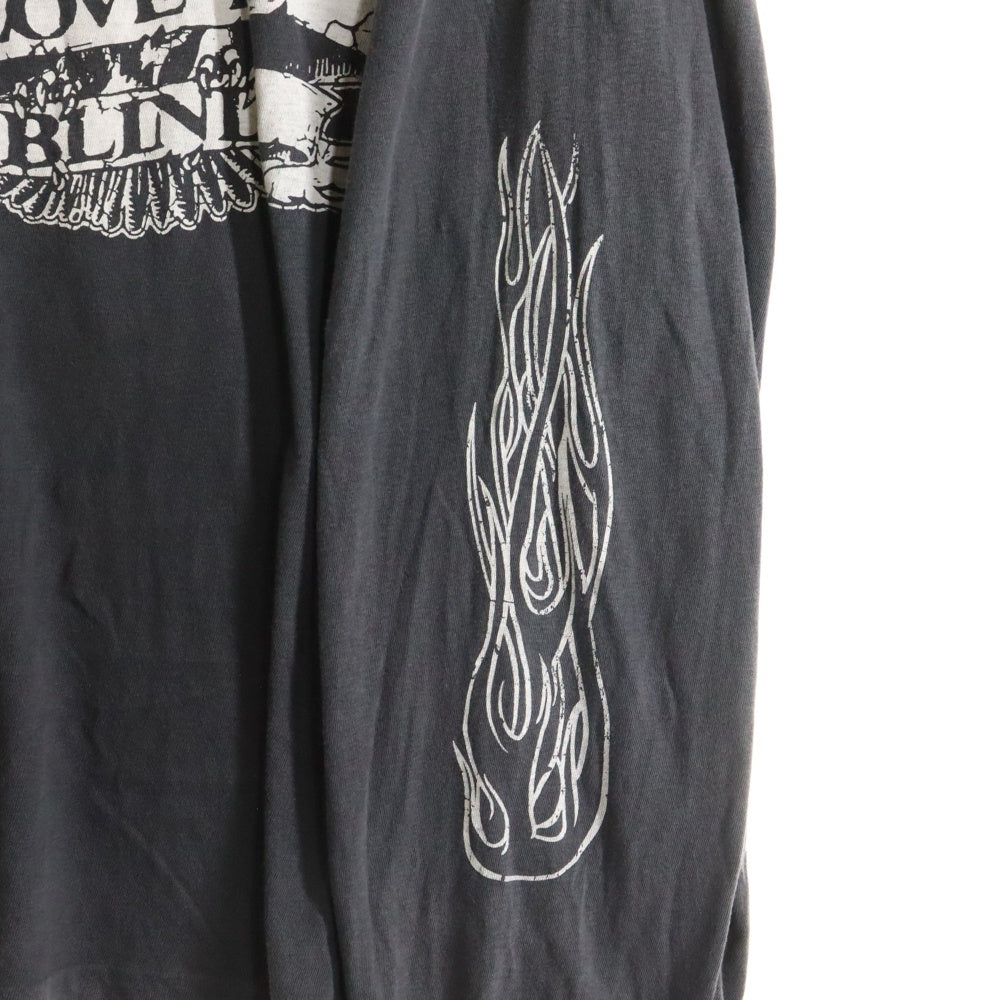 KAMIYA(カミヤ) ×MSML 24AW LONG SLEEVE T-SHIRT ヴィンテージ加工ロングスリーブカットソー 長袖Tシャツ ロンT MS1-02D5-CL06