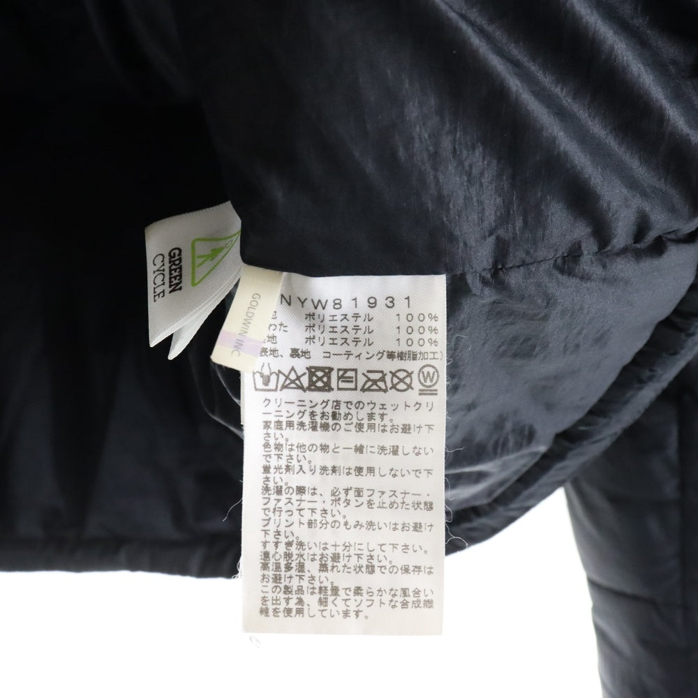 THE NORTH FACE(ザノースフェイス) CAMP SIERRA SHORT キャンプシエラショート ダウンジャケット ブラック NYW81931