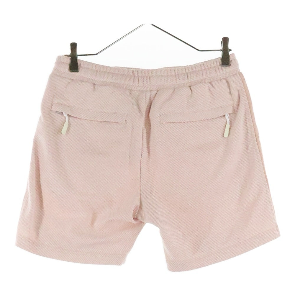 1 PIU 1 UGUALE 3 RELAX(ウノピゥウノウグァーレトレ) SIDE LOGO SHORT PANTS サイドロゴプリントショートパンツ ショーツ ピンク
