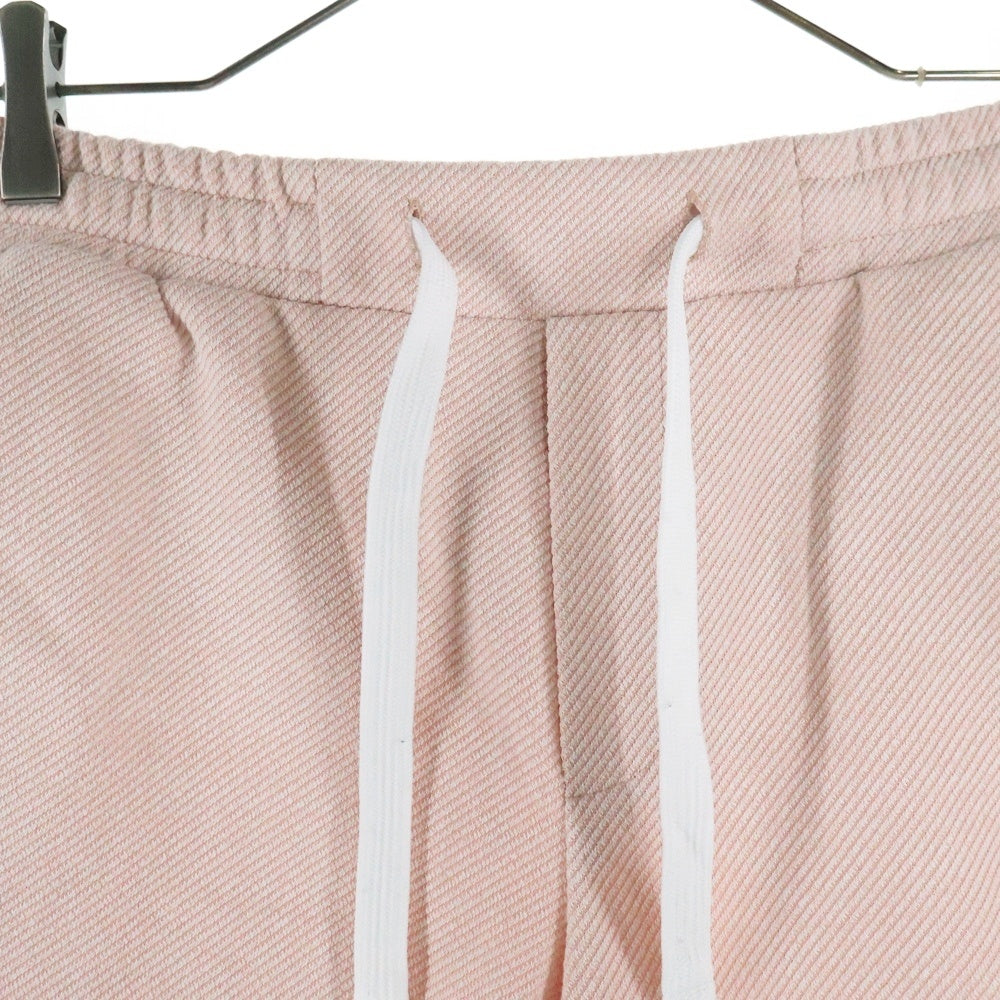 1 PIU 1 UGUALE 3 RELAX(ウノピゥウノウグァーレトレ) SIDE LOGO SHORT PANTS サイドロゴプリントショートパンツ ショーツ ピンク