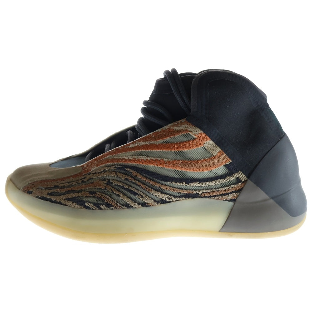 adidas(アディダス) YEEZY QNTM FLASH ORANGE GW5314 イージー クオンタム ハイカットスニーカー US8.5/26.5cm グレー/オレンジ