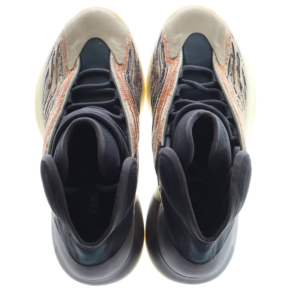 adidas(アディダス) YEEZY QNTM FLASH ORANGE GW5314 イージー クオンタム ハイカットスニーカー US8.5/26.5cm グレー/オレンジ