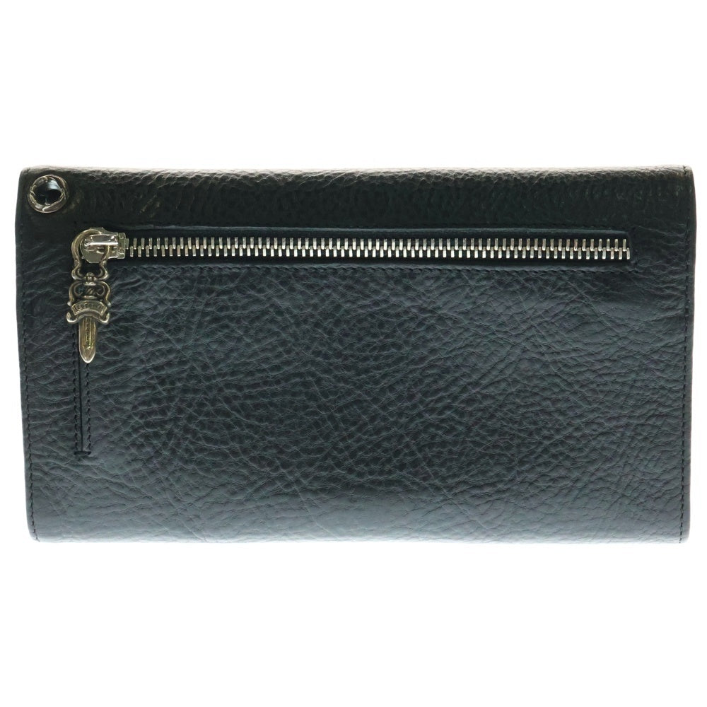 CHROME HEARTS(クロムハーツ) WAVE ウェーブ レザーウォレット 財布 ブラック BCA375