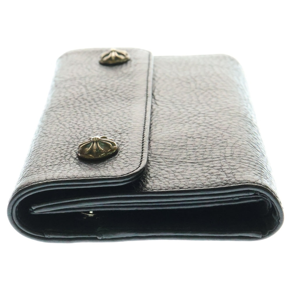 CHROME HEARTS(クロムハーツ) WAVE ウェーブ レザーウォレット 財布 ブラック BCA375