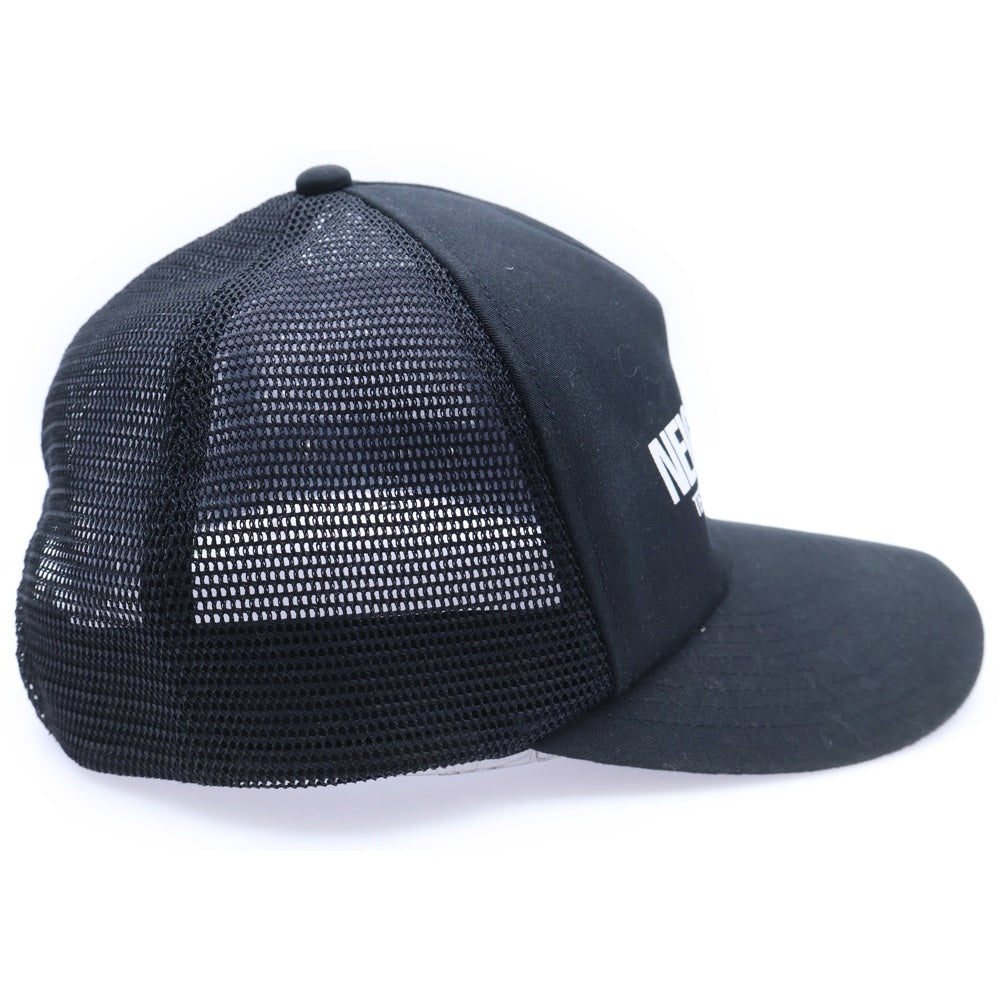 NEIGHBORHOOD(ネイバーフッド) Logo Print Mesh Cap 231YGNH-HT02S ロゴ プリント メッシュキャップ ブラック