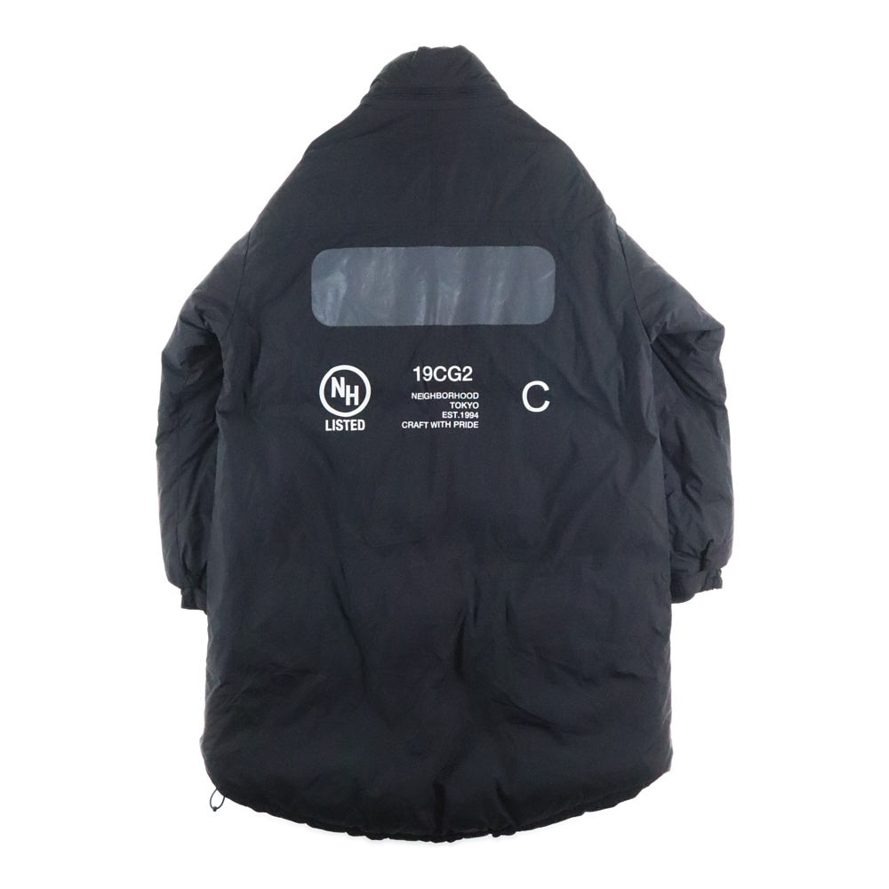 NEIGHBORHOOD(ネイバーフッド) 19AW MP/N-COAT 192TSNH-JKM06 ロングコート ダウンジャケット フーディ ブラック