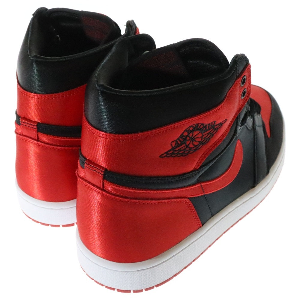 NIKE(ナイキ) WMNS AIR JORDAN1 RETRO HIGH OG FD4810-061 エアジョーダン1 サテンブレッド ハイカットスニーカー レッド/ブラック US12/29cm