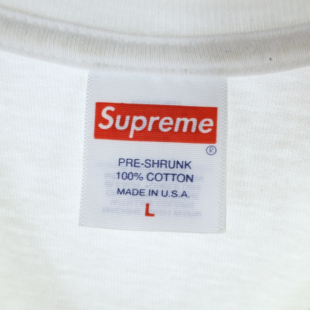 SUPREME(シュプリーム) 23SS Trash Tee トラッシュ プリント 半袖Tシャツ 半袖カットソー ホワイト
