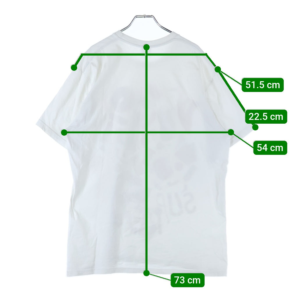 SUPREME(シュプリーム) 23SS Trash Tee トラッシュ プリント 半袖Tシャツ 半袖カットソー ホワイト