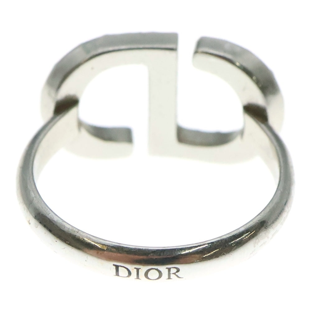Christian Dior(クリスチャンディオール) petit CDロゴラインストーンシルバーリング