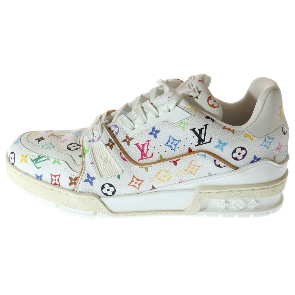 LOUIS VUITTON(ルイヴィトン) ×TM LV Trainer Sneaker 1AHEKF LVトレーナー モノグラム ローカットスニーカー シューズ ホワイト/マルチカラー