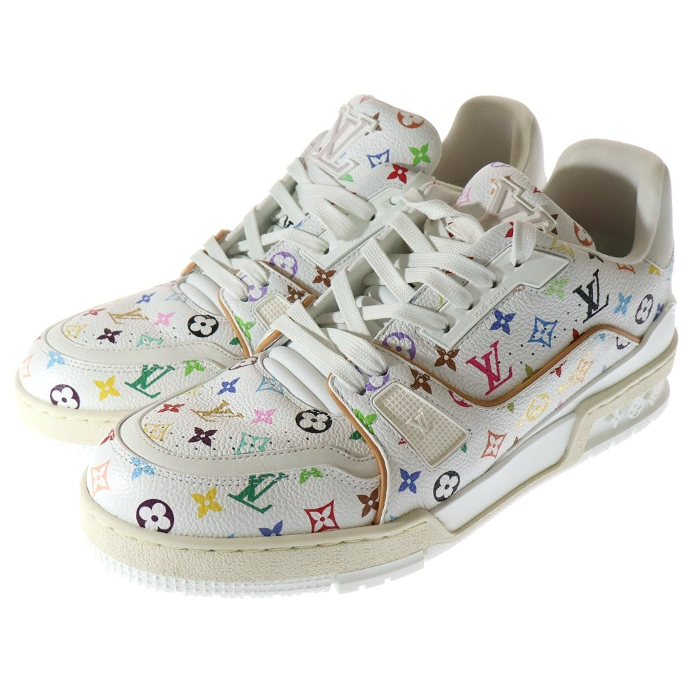 LOUIS VUITTON(ルイヴィトン) ×TM LV Trainer Sneaker 1AHEKF LVトレーナー モノグラム ローカットスニーカー シューズ ホワイト/マルチカラー