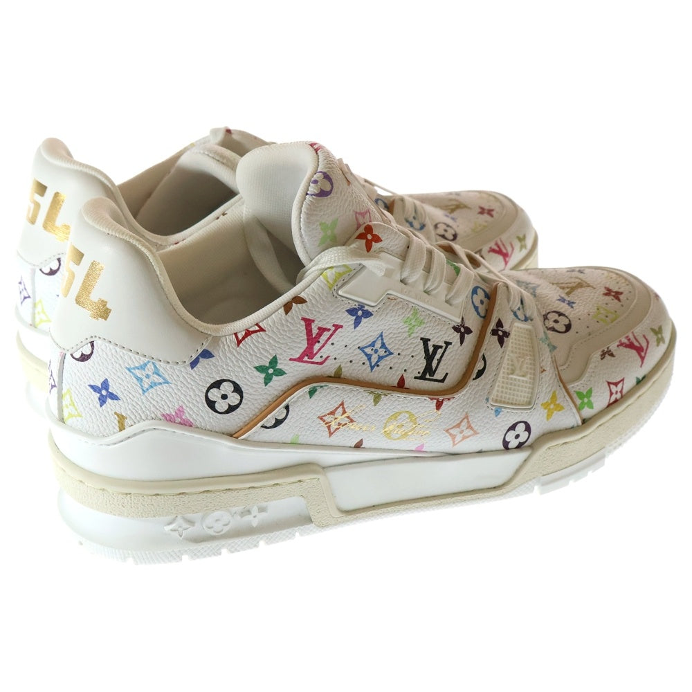 LOUIS VUITTON(ルイヴィトン) ×TM LV Trainer Sneaker 1AHEKF LVトレーナー モノグラム ローカットスニーカー シューズ ホワイト/マルチカラー
