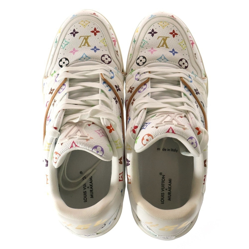 LOUIS VUITTON(ルイヴィトン) ×TM LV Trainer Sneaker 1AHEKF LVトレーナー モノグラム ローカットスニーカー シューズ ホワイト/マルチカラー