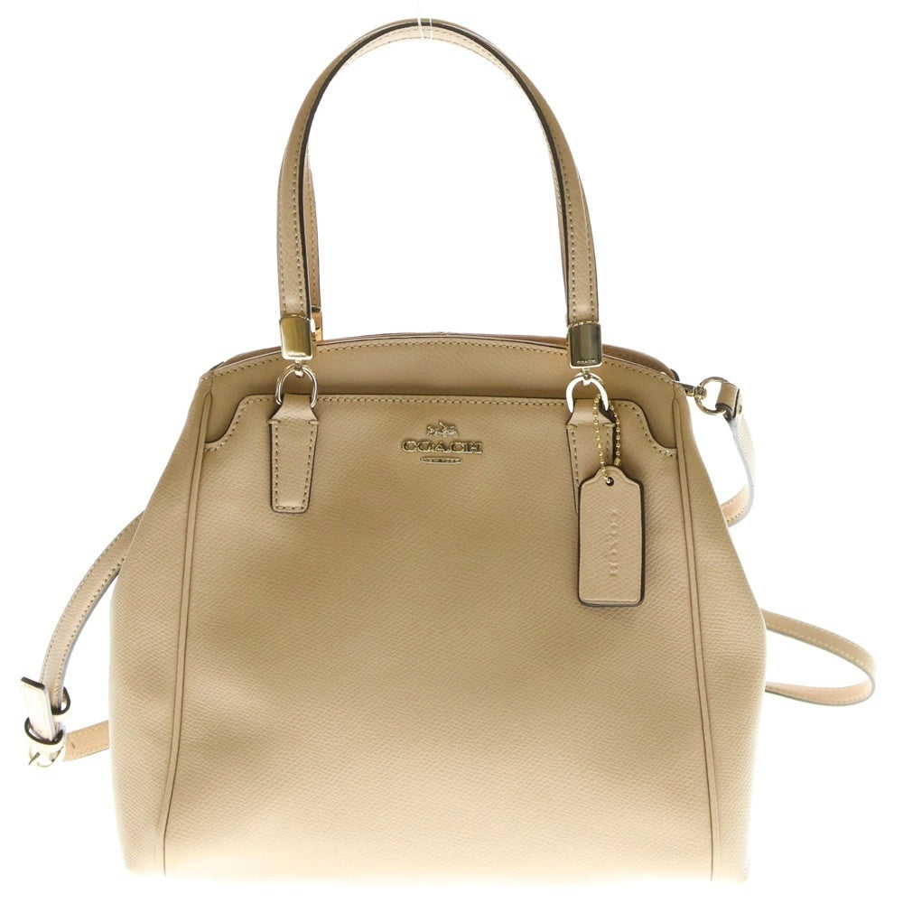 COACH(コーチ) ロゴ2WAYショルダーバッグ F34663 ベージュ レディース