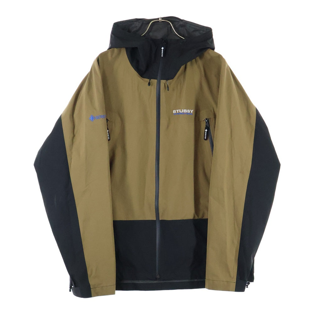 STUSSY(ステューシー) ×GORE-TEX RAINJACKET ゴアテックス フトレッキングウェア ロントジップアップジャケット ベージュ