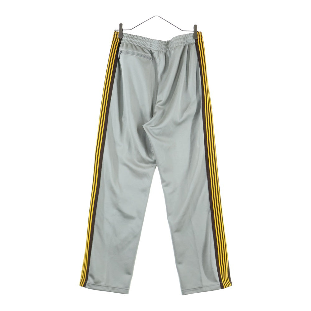 Needles(ニードルス) BOOT CUT PANTS ロゴ刺繍ブーツカットパンツ グレー MR588