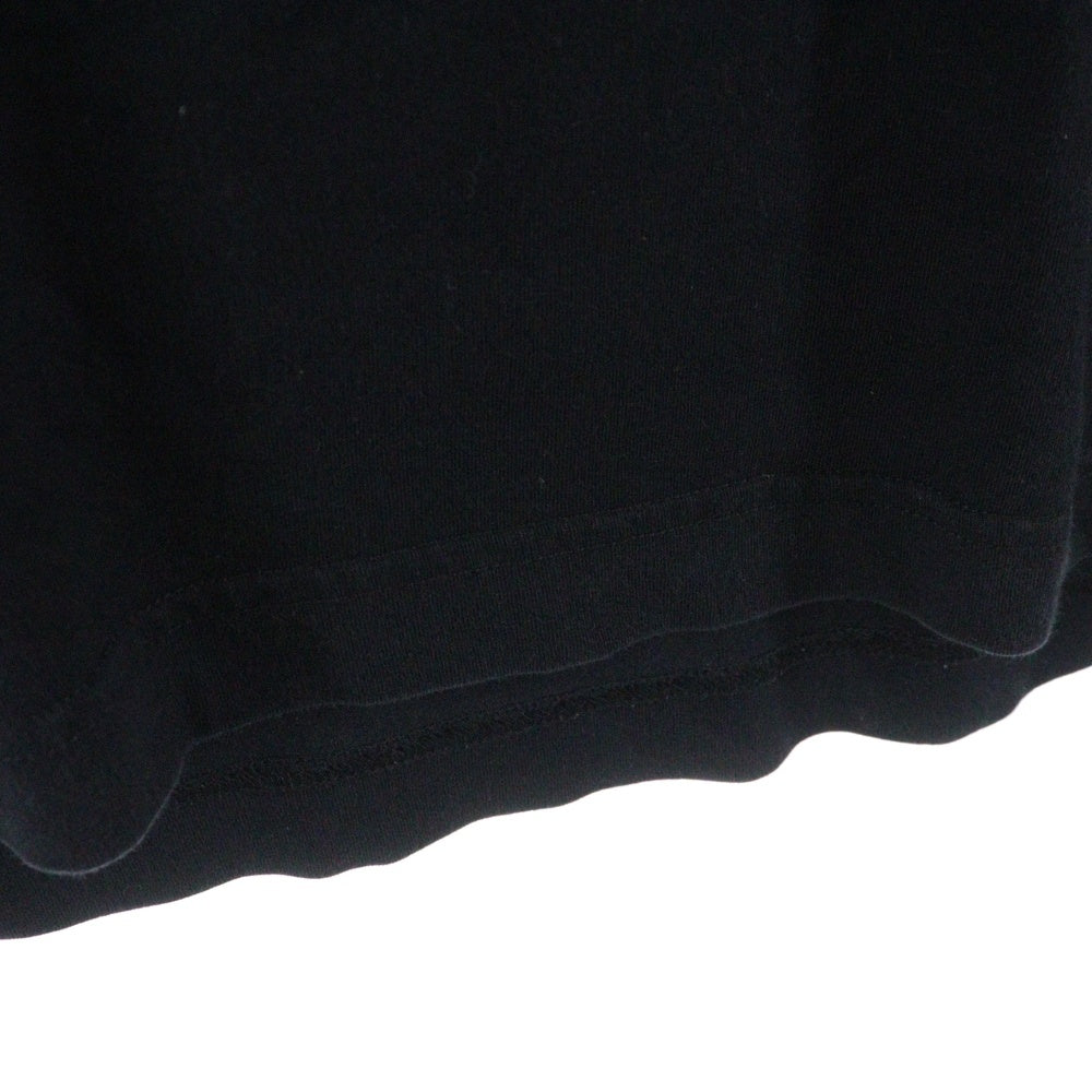 VETEMENTS(ヴェトモン) 24SS PYRAMID LOGO TEE フロントピラミッドロゴプリント半袖カットソー 半袖Tシャツ ブラック UE64TR14OB