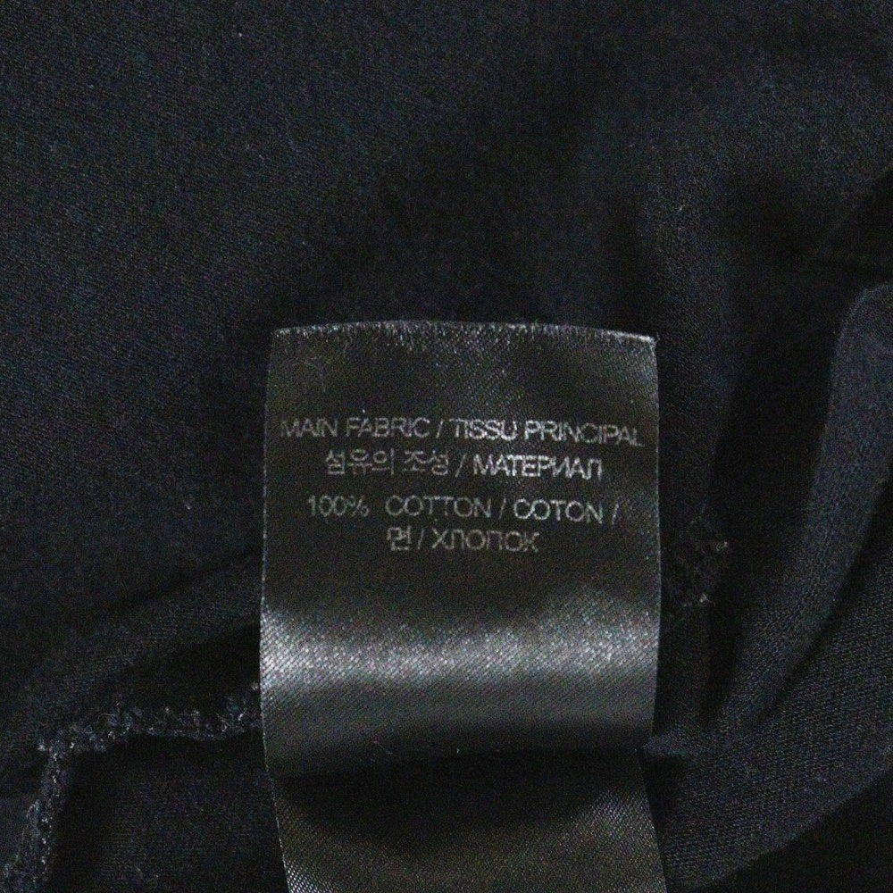 VETEMENTS(ヴェトモン) 24SS PYRAMID LOGO TEE フロントピラミッドロゴプリント半袖カットソー 半袖Tシャツ ブラック UE64TR14OB