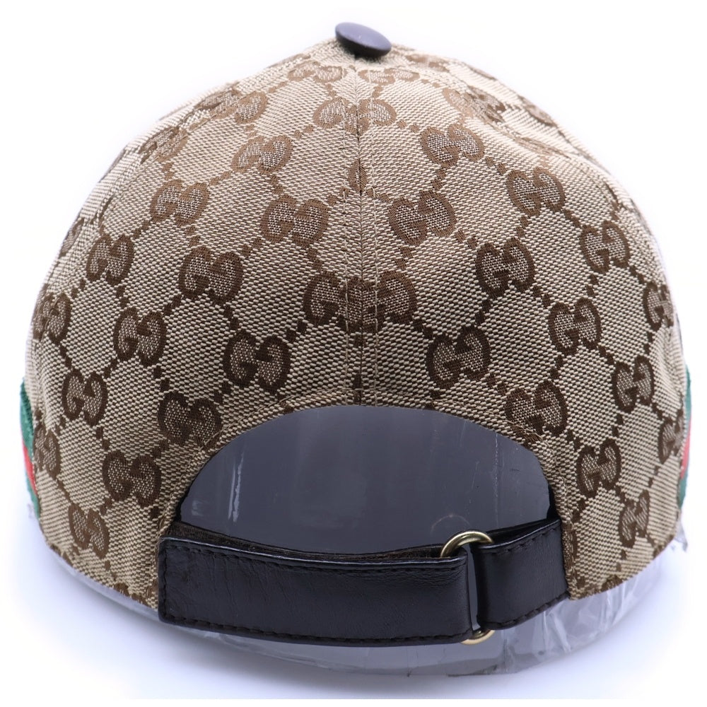 GUCCI(グッチ) GG総柄ベースボールキャップ 帽子 ベージュ 200035