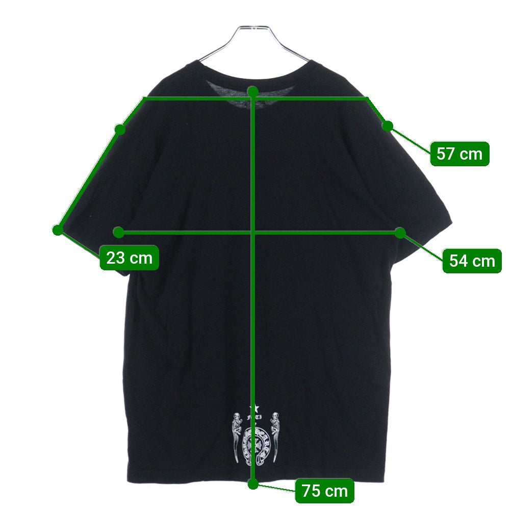 CHROME HEARTS(クロムハーツ) FOTI JARVIS T-SHIRTS フォティジャービス半袖カットソー 半袖Tシャツ ブラック
