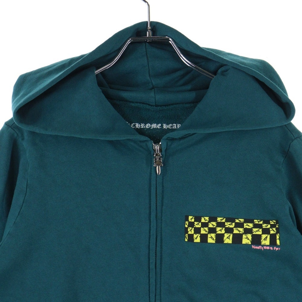 CHROME HEARTS(クロムハーツ) ×MATTY BOY Anti Dote Zip Up Hoodie ×マッティボーイ アンチドート ジップアップパーカー フーディ グリーン
