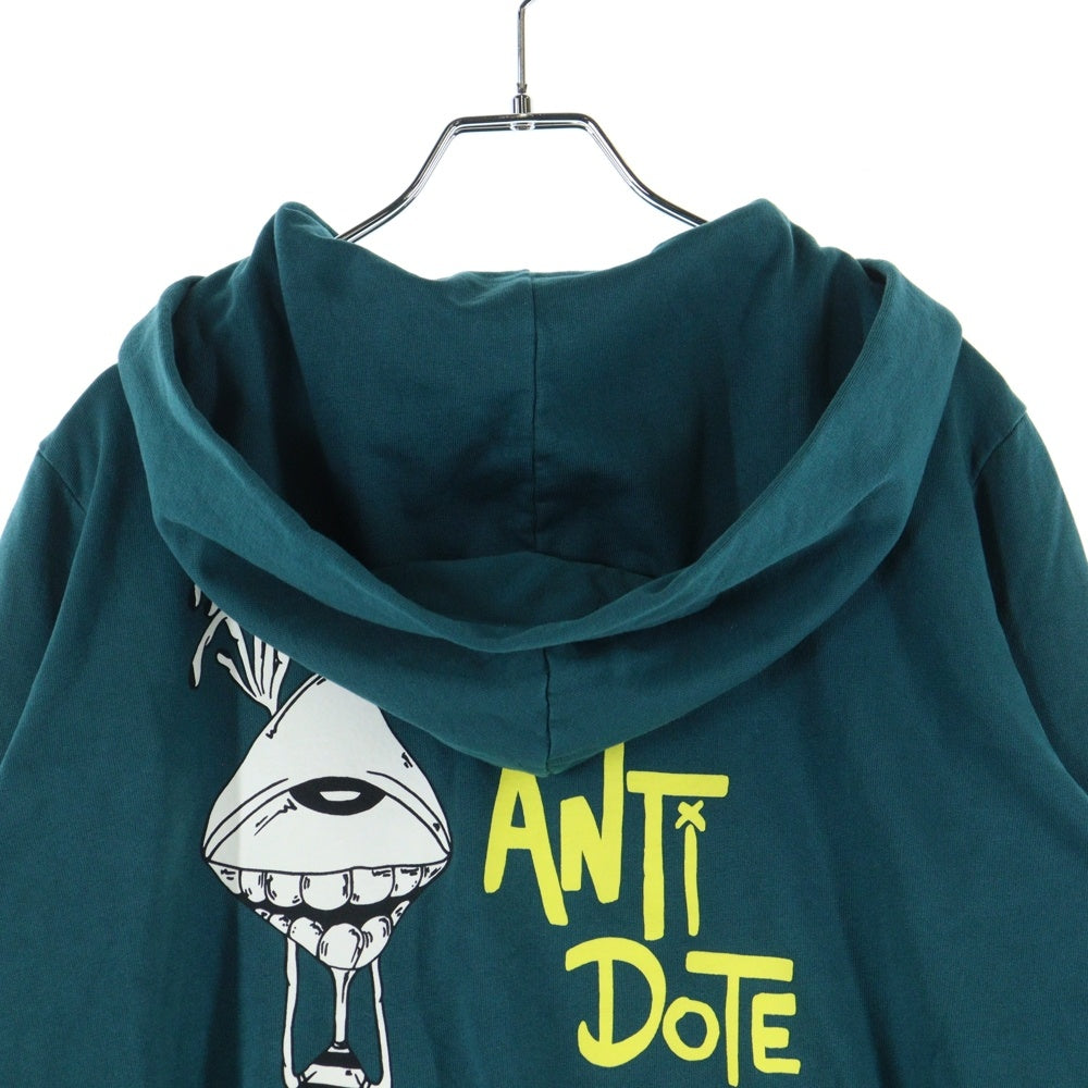 CHROME HEARTS(クロムハーツ) ×MATTY BOY Anti Dote Zip Up Hoodie ×マッティボーイ アンチドート ジップアップパーカー フーディ グリーン