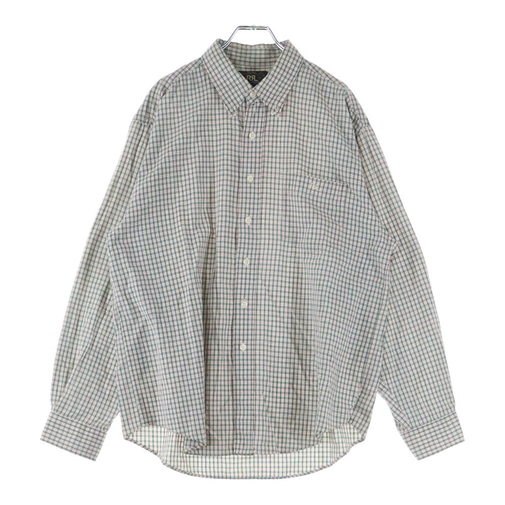RRL(ダブルアールエル) L/S CHECK SHIRT チェック長袖シャツ マルチ