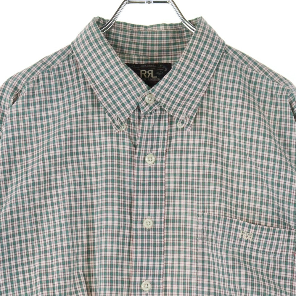 RRL(ダブルアールエル) L/S CHECK SHIRT チェック長袖シャツ マルチ