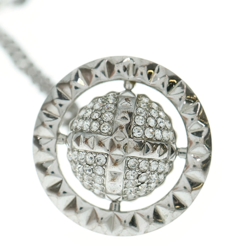 Vivienne Westwood(ヴィヴィアンウエストウッド) MAYFAIR LARGE ORB 土星 ストーン/メタル シルバー ネックレス 0849